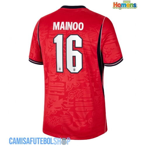 Camisa de time de futebol Inglaterra Kobbie Mainoo #16 Replicas 2º Equipamento Mundo 2026 Manga Curta
